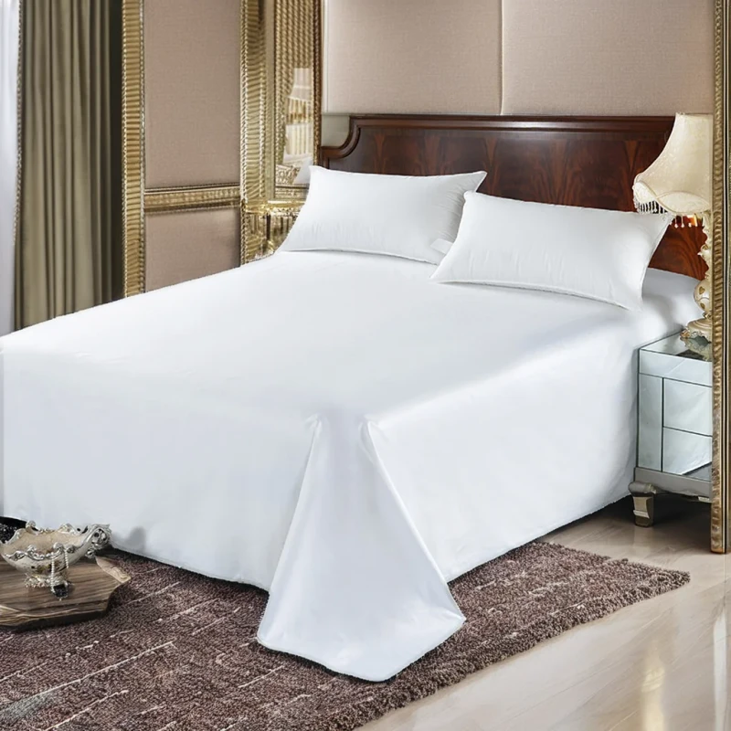 Luxury-5-Star-Hotel-Bedding-Set-300TC-Cotton-Embroidered-Custom-Logo-White-King-Size-Fitted-Flat-Sheet
