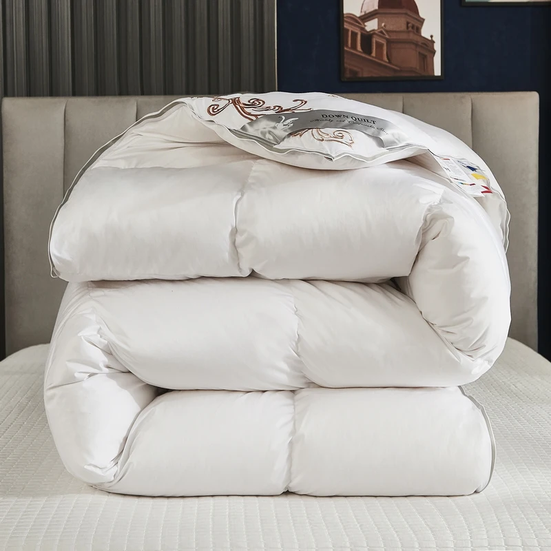 Luxury-95-Goose-Down-Duvet-Insert-100-Cotton-Tabby-Weave-White-Hotel-Comforter-with-Exquisite-Embroidery-Factory-Direct