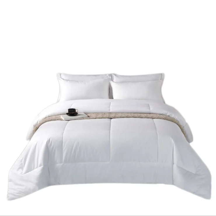 Luxury-Allergy-Free-Down-Alternative-Cotton-Quilt-Duvet-Filled-10-Goose-Down-90-Microfiber