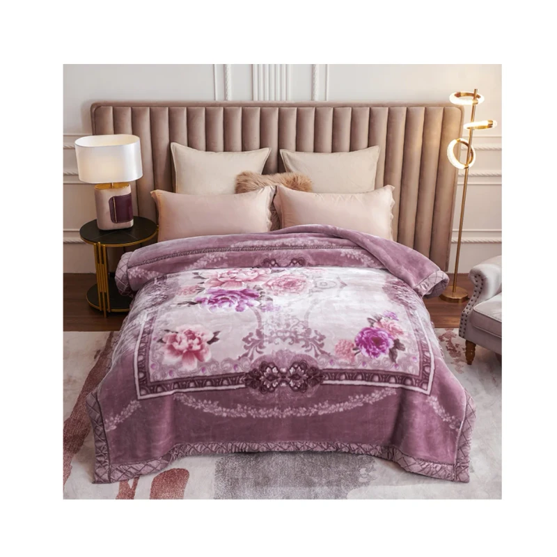 Luxury-American-Style-High-Quality-Winter-Red-Flower-3D-Printed-Durable-Ultra-Soft-Eco-friendly-Double-Layers-King-Blanket