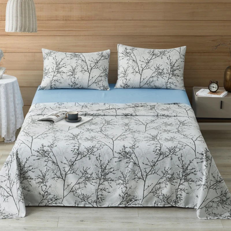 Luxury-Bed-Sheets-Printed-Four-Piece-Queen-King-Size-Bed-Sheet-Set-Microfiber-Set-Bed-Sheet-and-Pillow-Case-Set-4-Pcs