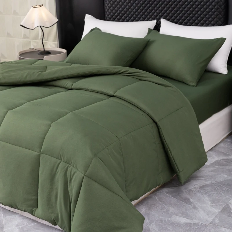 Luxury-Comforter-Sets-Bedding-Queen-Size-100-Microfiber-Quilt-Set-Bed-Sheets-Customized-Color-Logo-All-Season-Durable-Home