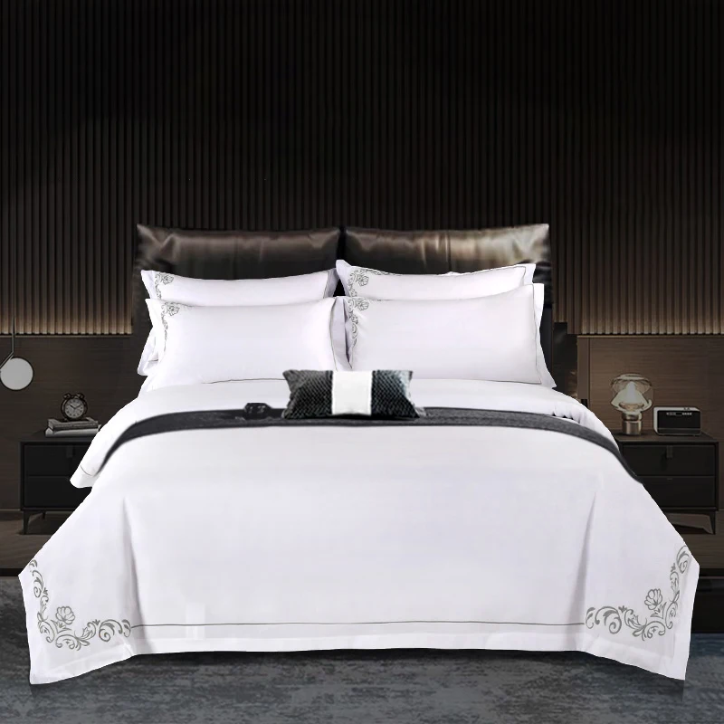 Luxury-Cotton-Fabric-Duvet-Cover-and-Bed-Sheet-Set-4pcs-Solid-Pattern-Washable-Luxury-Bedding-for-Hotel-and-Home-Use
