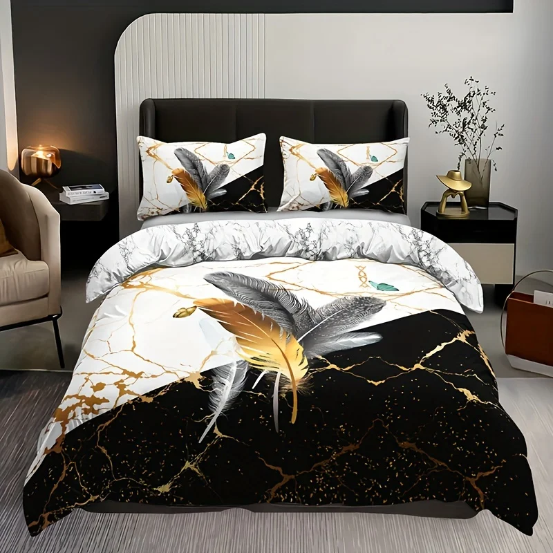 Luxury-Customized-Washable-Chinese-Style-Polyester-Floral-Queen-Bedding-Set-Embroidery-3-Pcs-Cotton-Filling-200TC