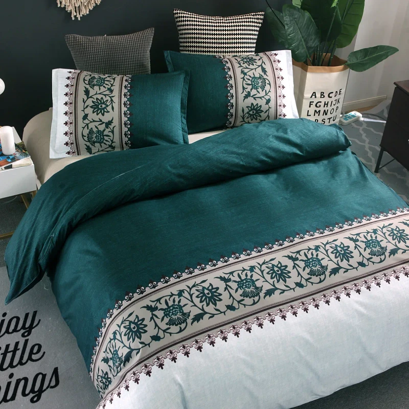 Luxury-Designer-Home-Textile-Duvet-Cover-Bedding-Set-100-Cotton-Queen-Size-Bed-Sheet-Set-Quilt-Cover