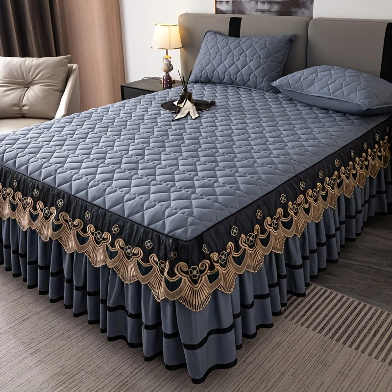 Luxury-Embroidery-Bed-Skirt-Elastic-Adjustable-Lace-Edge-Quilted-Bed-Skirt-for-All-Season-for-Bedroom-Living-Room