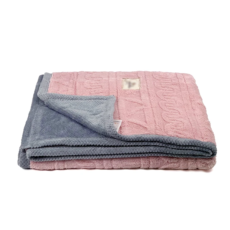 Luxury-Fluffy-Thick-2Ply-Reversible-Winter-Double-Fleece-Thick-Bedroom-Throw-Bed-Blanket-160-220