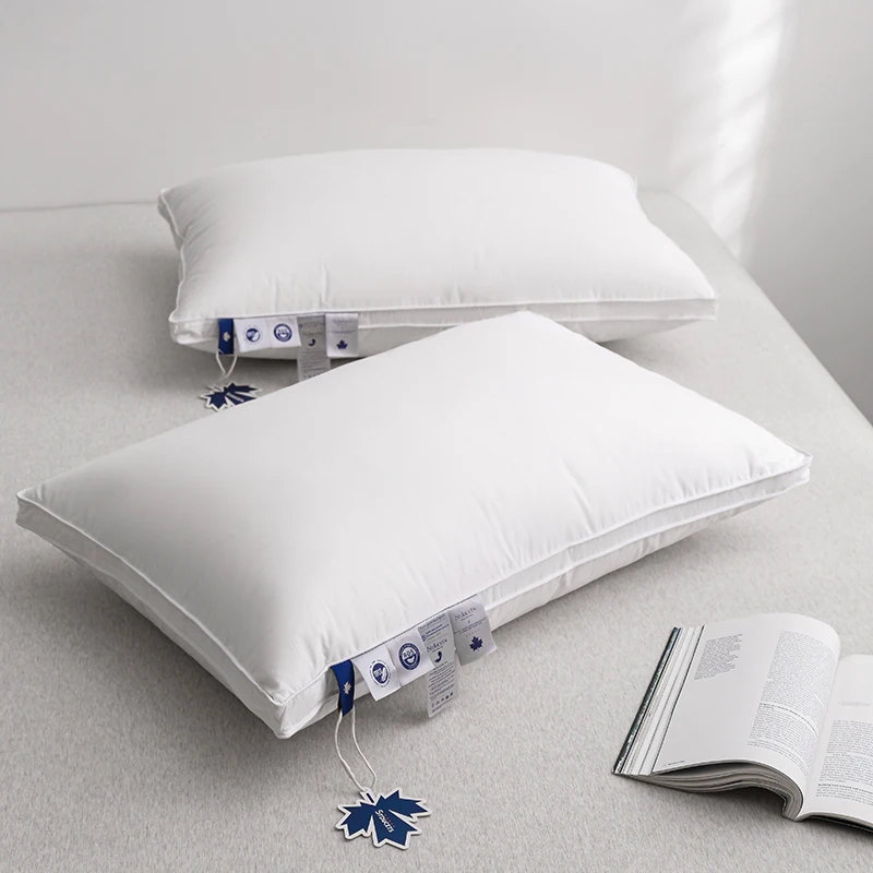 Luxury-Hotel-Bed-Pillows-Original-White-Goose-Feather-Down-Pillow-Queen-king-Size-Comfortable-Sleeping