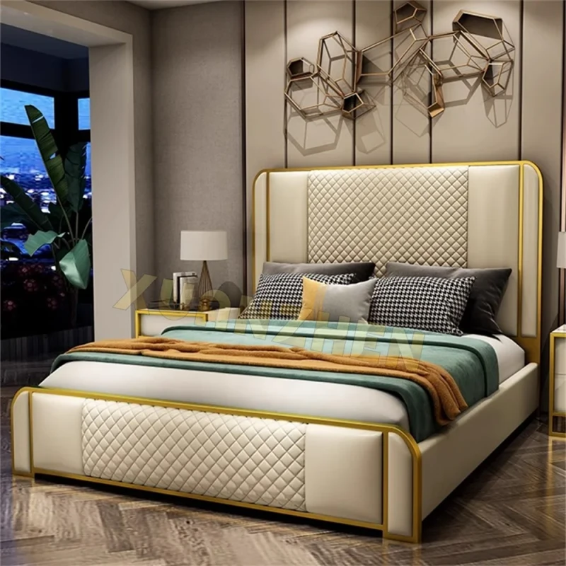Luxury-Hotel-Home-Furniture-Modern-Gold-Stainless-Steel-King-Size-Bed-Bedroom-Furniture-PU-Leather-Metal-Frame-Beds