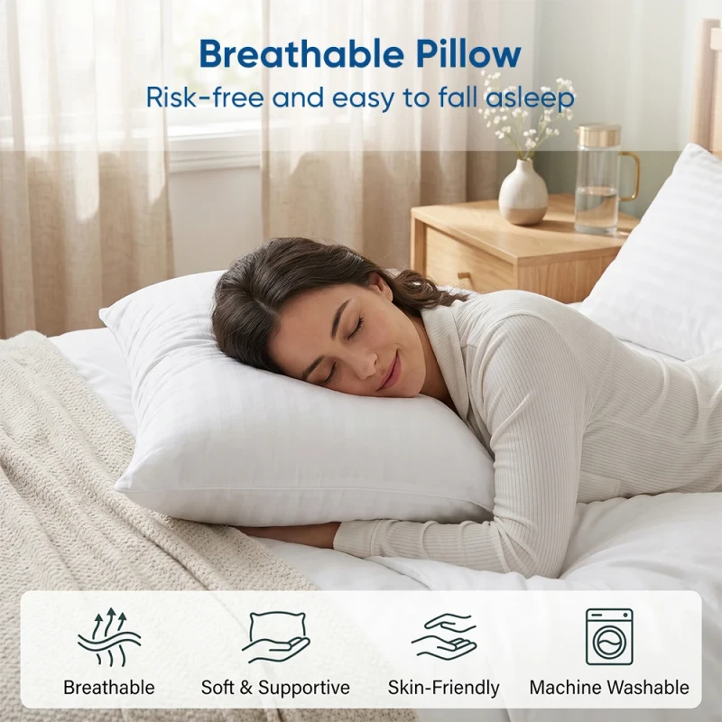 Luxury-Hotel-Polyester-Microfiber-Stuffing-Pillow-Bed-Pillows
