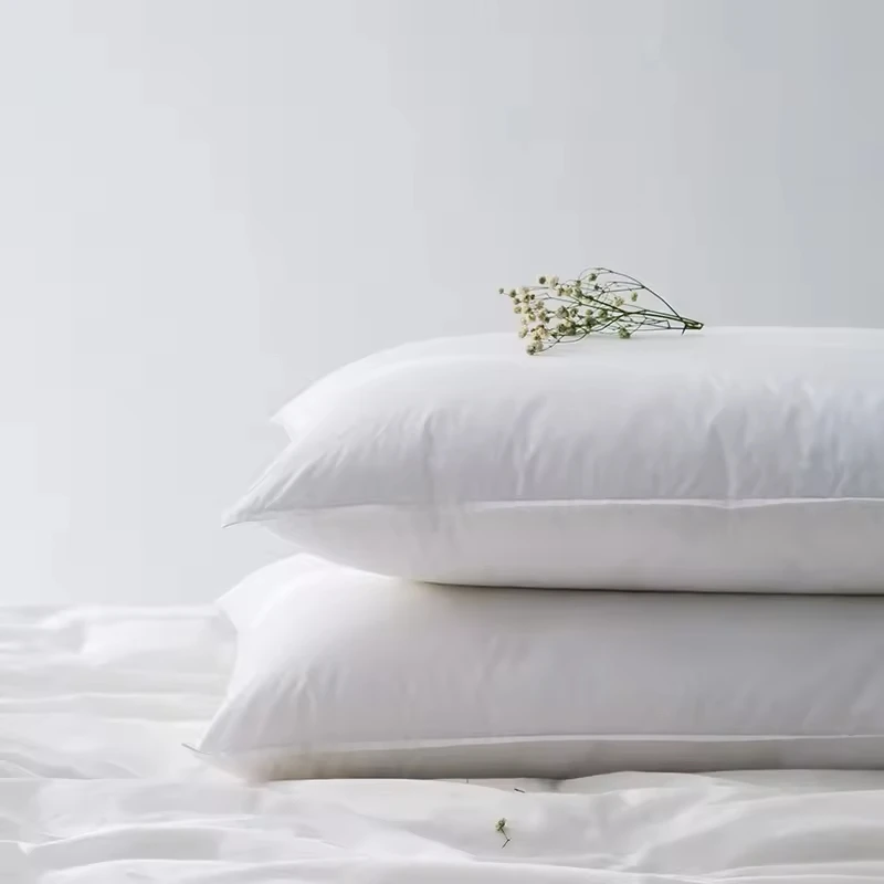 Luxury-Quality-5-Star-Hotel-Goose-Duck-Down-Neck-Pillow-Insert-with-All-Season-Use-for-Hotel-and-Home