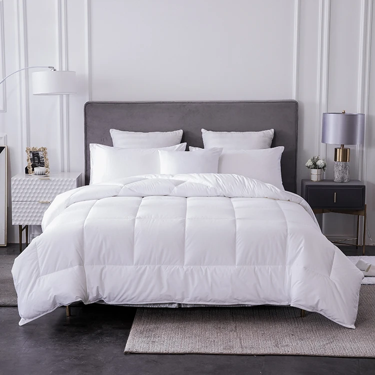 Luxury-Quality-Hotel-100-Cotton-233T-Duvet-Pillow-Cushion-Comforter-Set-a-Grade-Microfiber-Filling