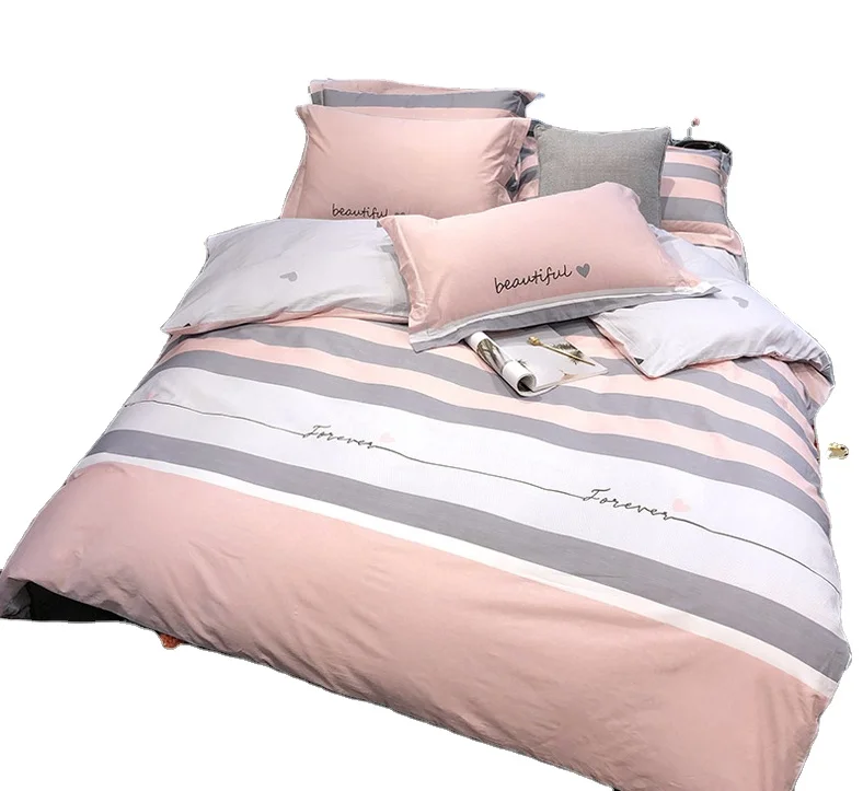 Luxury-Quality-Material-Cotton-Solid-Hotel-Bedding-Set