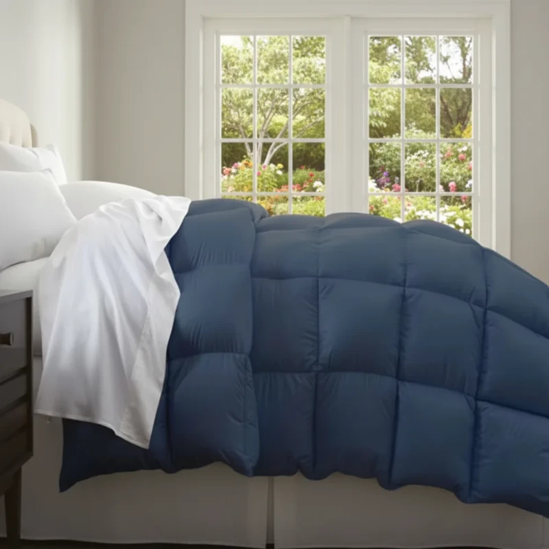 Luxury-Real-Soft-100-Polyester-Queen-Bed-Fluffy-Hotel-Down-Quilt-Microfiber-Comforter-Set