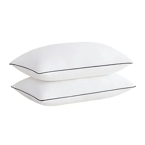 Luxury-Rectangle-Bed-Pillows-3D-Microfiber-Filling-Alternative-Breathable-Cover-Reduces-Neck-Pain-King