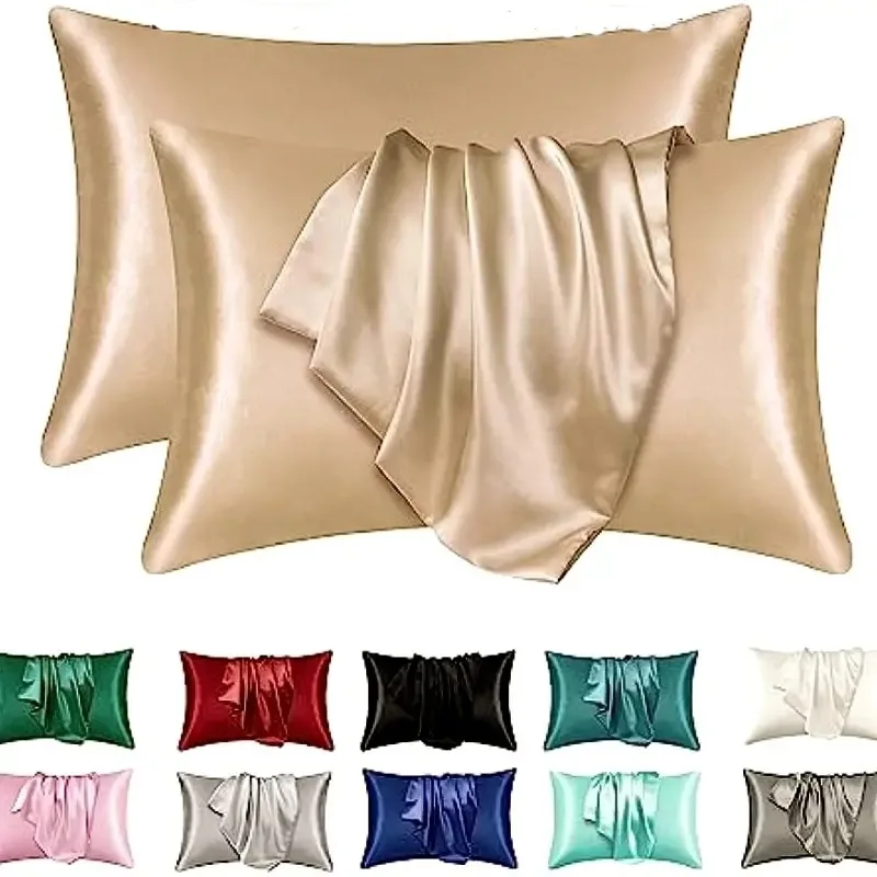 Luxury-Satin-Pillowcase-with-Knitted-Piping-Single-Pair-for-Home-Hotel-Use-Elegant-Cushion-Cases