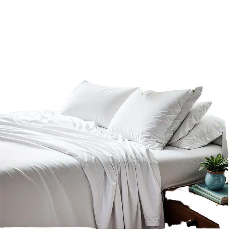 Luxury-Satin-Silk-Customizable-4-Piece-Summer-Bedding-Sets-All-Sizes-High-Quality-Woven-Polyester-Plain-Fitted-Sheet-Flat-Sheet-1
