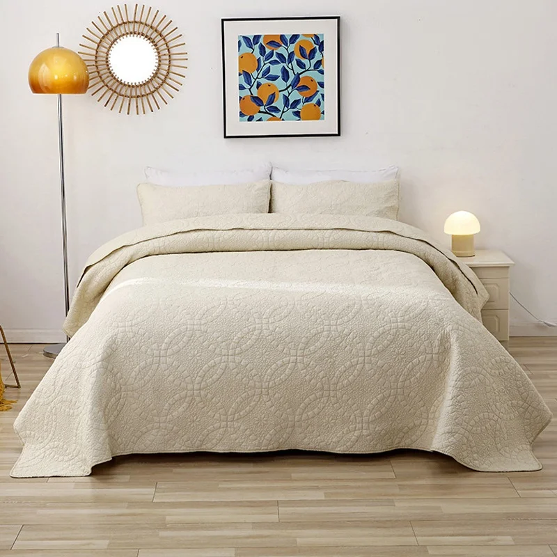 Luxury-Solid-3-Pieces-Queen-and-King-Cotton-Embroidery-Bedspreads-Coverlets