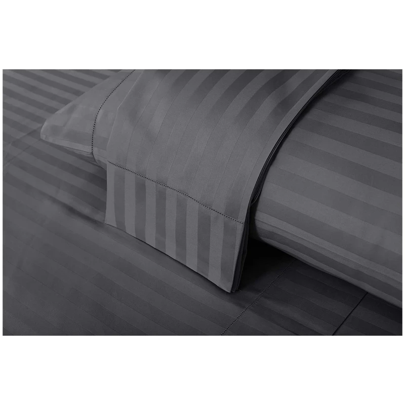 Luxury-Stain-Hotel-Bedding-Brushed-Microfiber-Embossed-Stripe-Solid-Bed-Sheet-Fabric