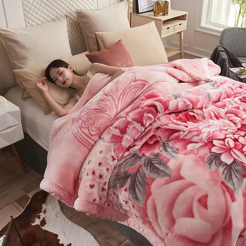 Luxury-Super-Soft-Raschel-Cloud-Print-Winter-Blanket