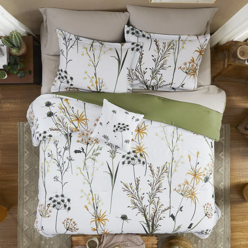 Luxury-Vintage-Duvet-Queen-Size-Quilt-Bedding-Set-Cotton-Fluffy-Comforter-Sets