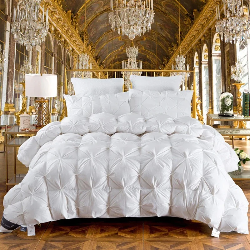 Luxury-White-Super-Soft-Down-Alternative-Winter-Quilt-Comforter-Duvet-for-Home-Hotel