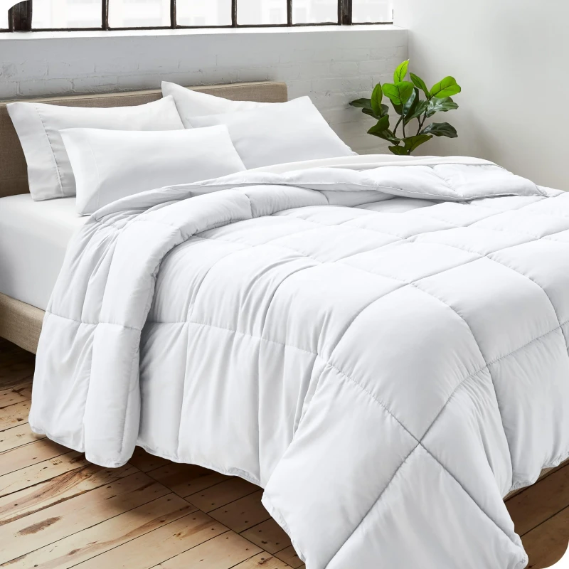 Luxury-White-Ultra-Soft-Breathable-Cooling-Bed-Duvet-Insert-Comforter-Microfiber-Quilt-Comforter-for-All-Season