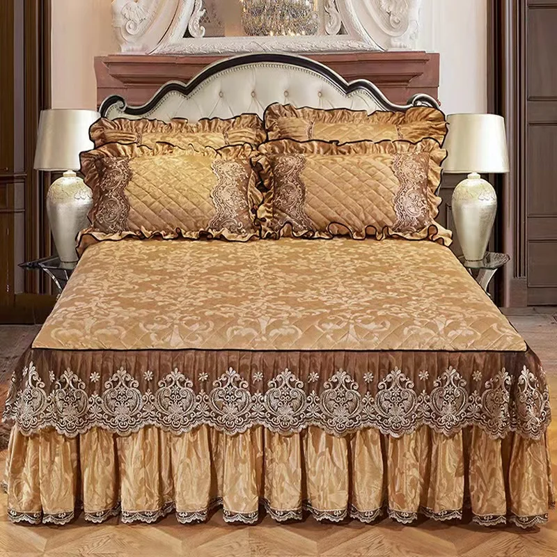 Luxury-Winter-Ruffled-Bed-Skirts-Bedding-Set-Double-Bedspread-Home-Bed-Covers-With-Pillow-Case-Skirt-Hotel-Home-Textile