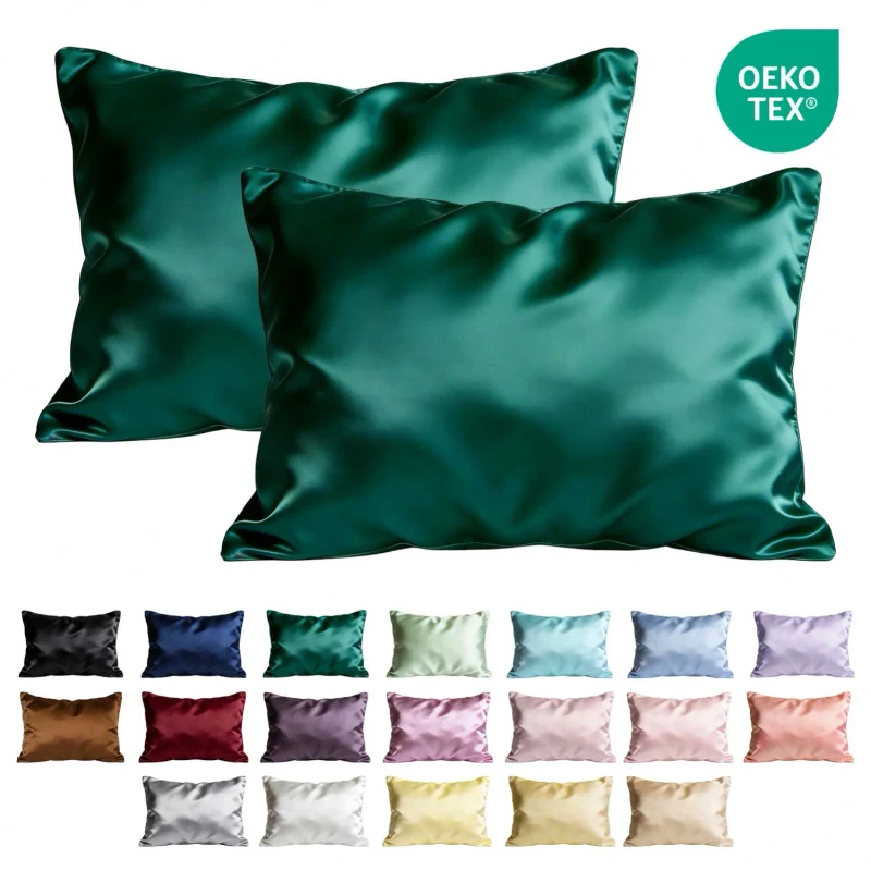 Luxury-Woven-Satin-Pillowcase-Breathable-Smooth-Soft-Sleep-Pillow-Cover