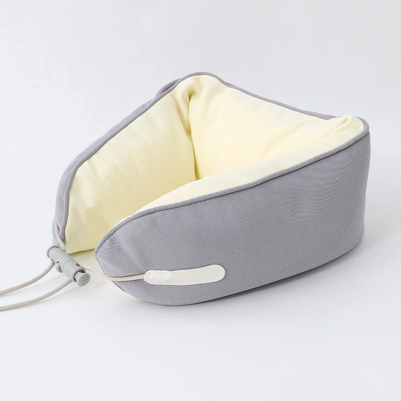 Macaron-Pastel-Color-U-Shaped-Travel-Neck-Pillow-with-Microeads-Filling-Adjustable-Drawstring-Buckle-Custom-Logo