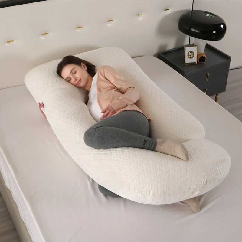 Machine-Washable-G-Shape-Full-Body-Support-Pregnancy-Maternity-Pillow-Soft-Feature