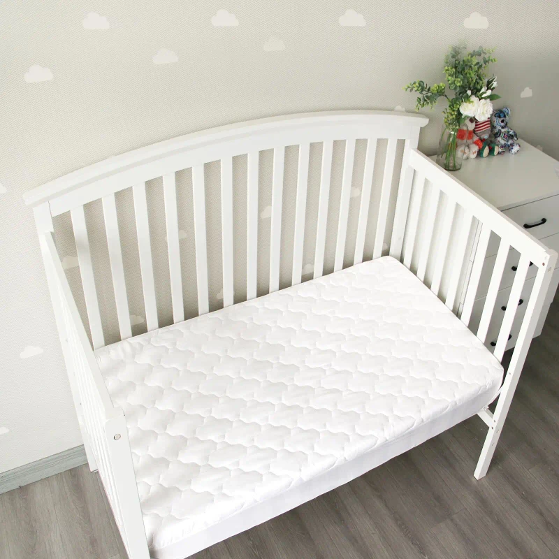 Machine-Washable-Waterproof-Anti-Slip-Breathable-Crib-Mattress-Pad-Cover-Bed-Bug-Protection