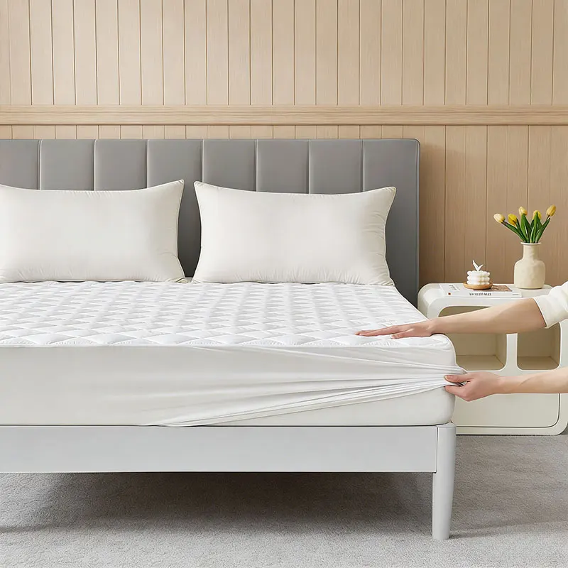 Machine-Washable-Waterproof-Mattress-Cover-3-Layered-Quilted-Mattress-Protector-for-Bed-Use