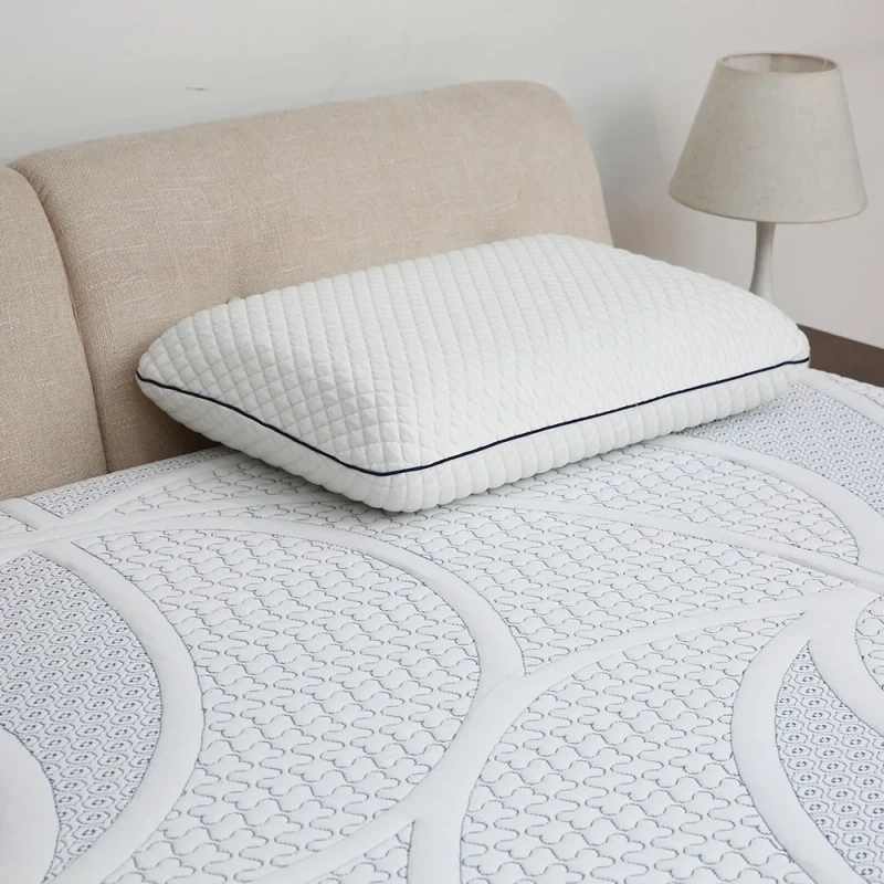 Manufacturer-Custom-Orthopedic-Sleeping-Ergonomic-Neck-Support-PU-Foam-Memory-Foam-Pillow-with-Knitted-Fabric-Cover