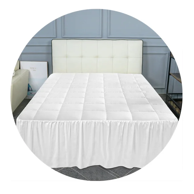 Manufacturer-Direct-Selling-Bed-Skirt-Quilted-Bed-Skirt-For-Hotel-Use-Hospital-Use-Home-Use