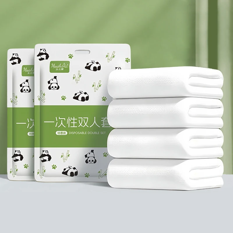 Manufacturer-Disposable-Bed-Sheets-3-Pcs-Lightweight-Breathable-Travel-Bedding-Set-with-Bedspread-Duvet-Cover-for-Hotels