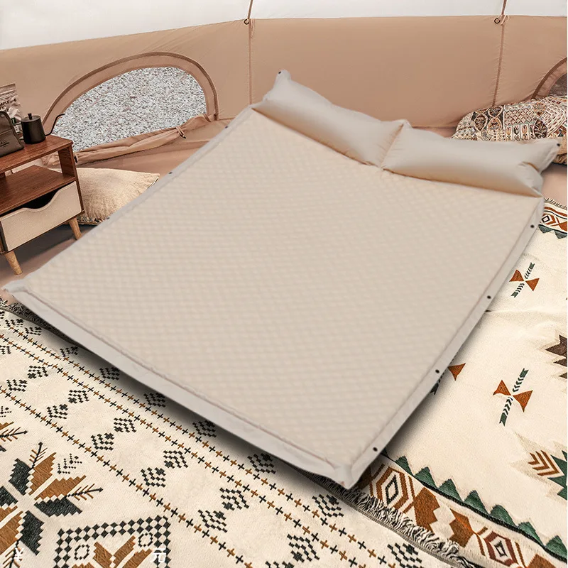 Manufacturer-Double-Sleeping-Pad-Camping-Mattress-Memory-Foam-for-Camping