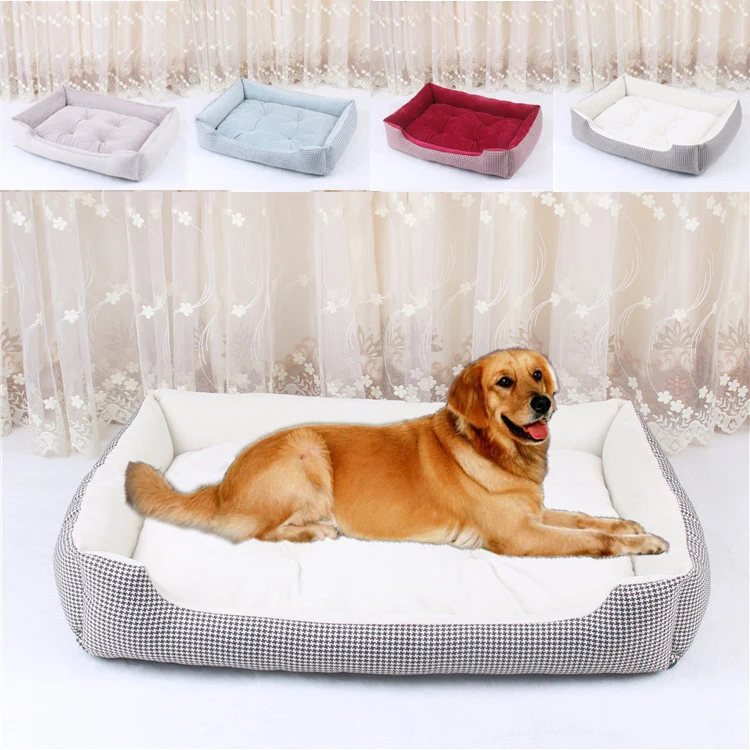 Manufacturer-Warm-Soft-Linen-Pet-Accessories-Dog-Sofa-Bed