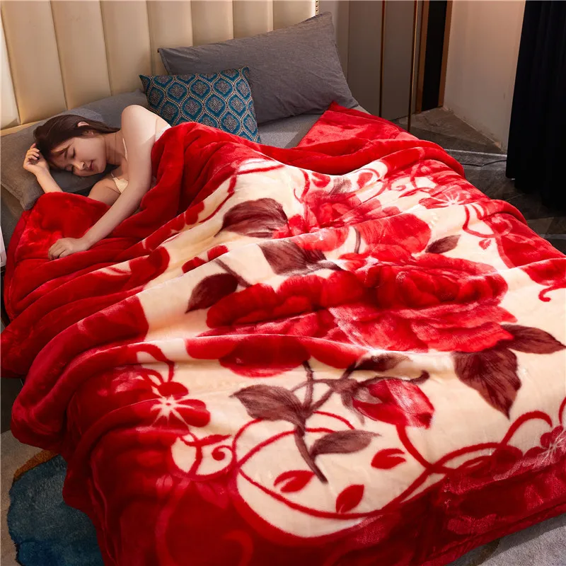 Manufacturers-Custom-Double-Player-Raschel-Blanket-3-8-kg-220-240cm-King-Size-2ply-Heavy-Thick-Warm-Korean-Mink-Blankets