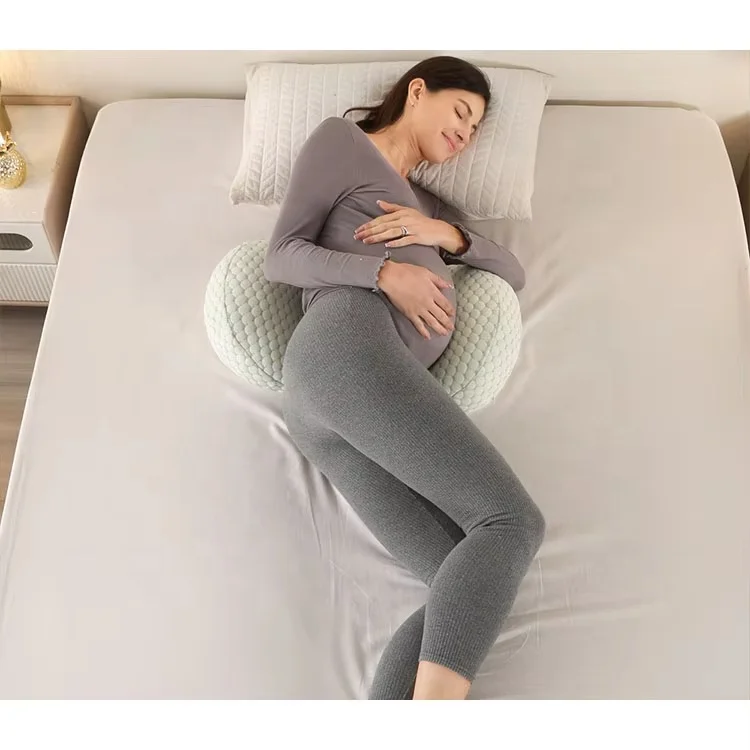 Maternity-Custom-Comfortable-Pregnancy-Pillow-Removable-Washable-Cover-Air-Layer-Fabric-Small-C-Shape-Pillow-for-Pregnant-Woman