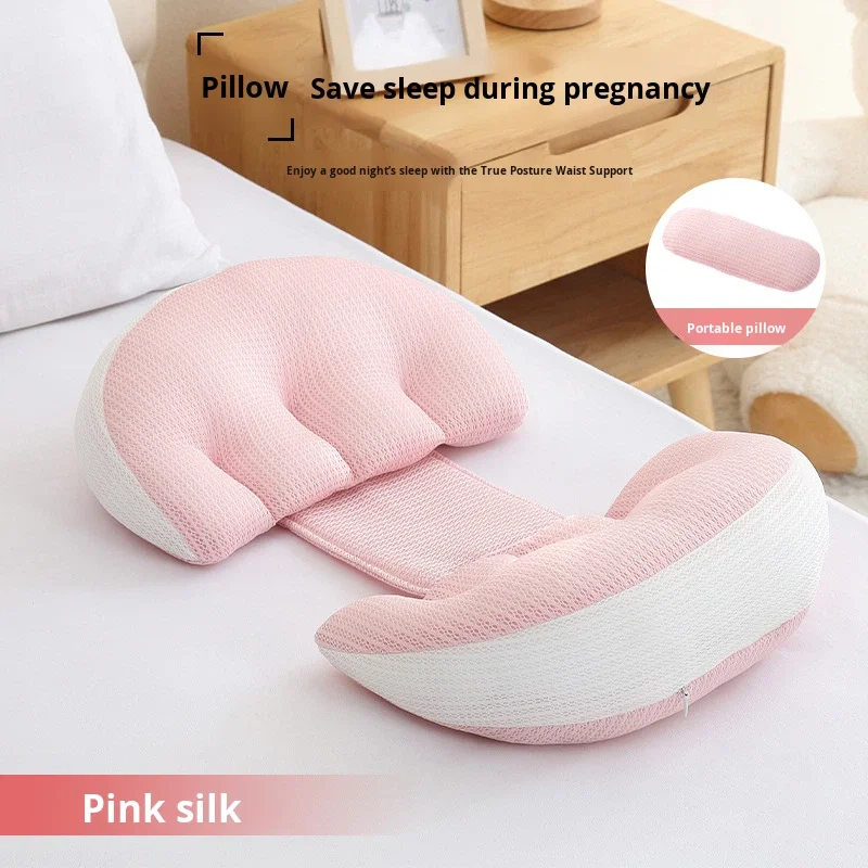 Maternity-Pillow-with-Polyester-Fiber-Filling-for-Pregnancy-Belly-Waist-Support-Side-Sleeping-Cushion