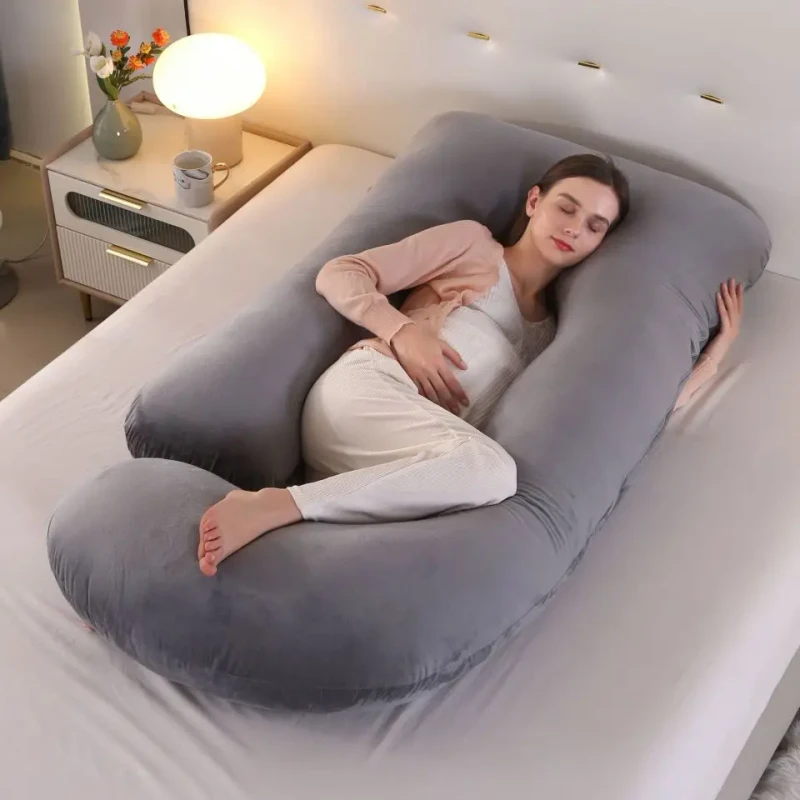 Maternity-Postpartum-Pregnancy-Pillow-Sleeping-Cushion-Full-Body-Support-Nursing-Pillow-for-Pregnant-Women-Belly-Comfort