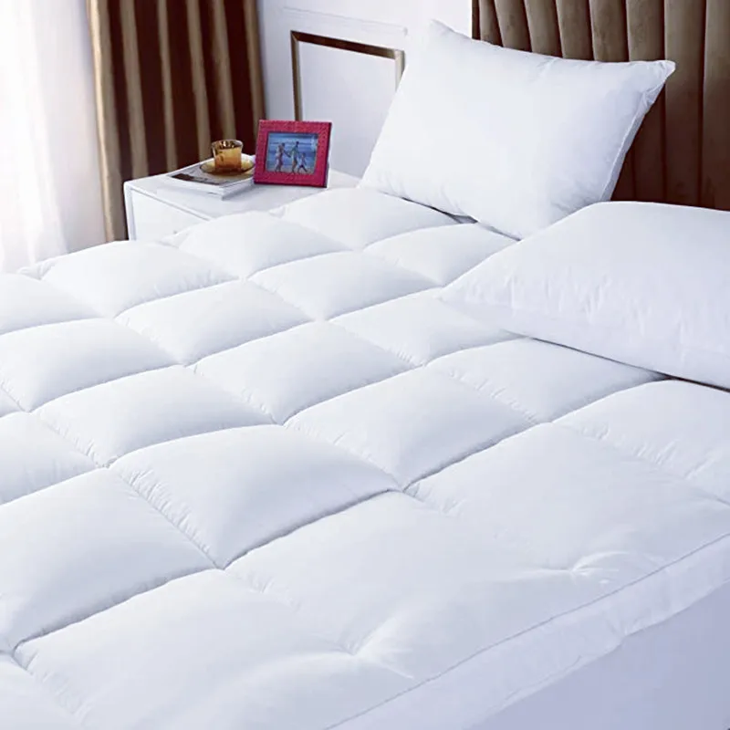 Mattress-Mattress-Topper-Down-Feather-Filling-Mattress-Pad-Down-Proof-Soft-Fluffy-Comfortable-Support-Customization