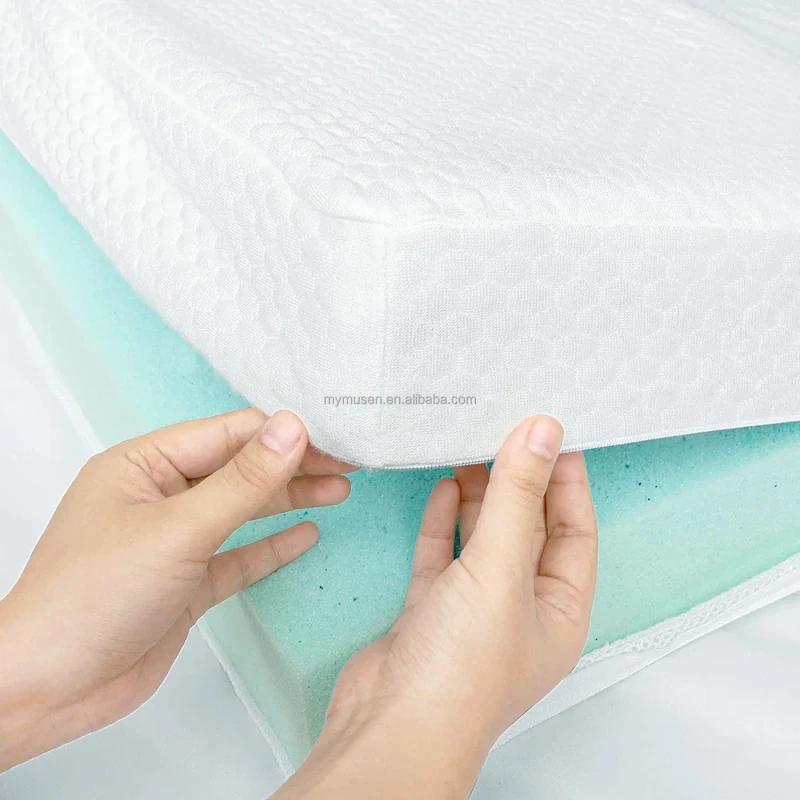 Mattress-Memory-Foam-Topper-Cover-Cooling-Bamboo-Latex-Mattress-Topper-Protector-Skin-Friendly-and-Breathable-Memory-Foam