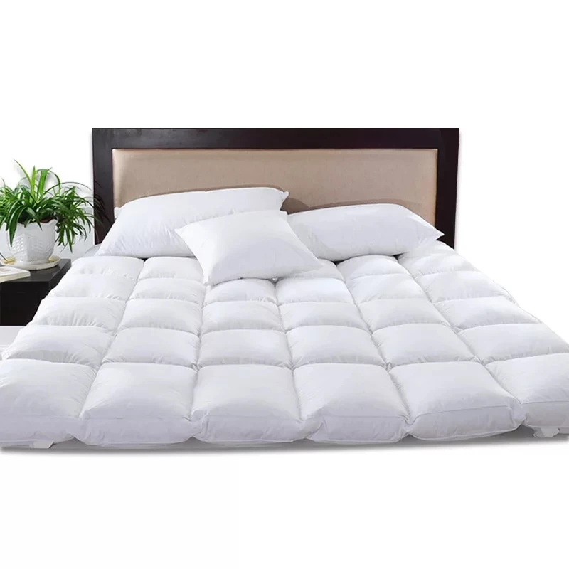 Mattress-Topper-Factory-New-Design-Waterproof-Protector-Mattress-White-Pad-Mattress-with-Cotton-Cover