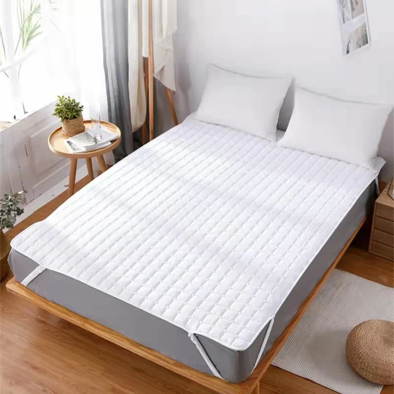 Mattress-Topper-Poly-Cotton-Waterproof-Soft-Quilted-Mattress-Protector-Cover-Home-Hotel-Custom-Pocket-Depth-Factory