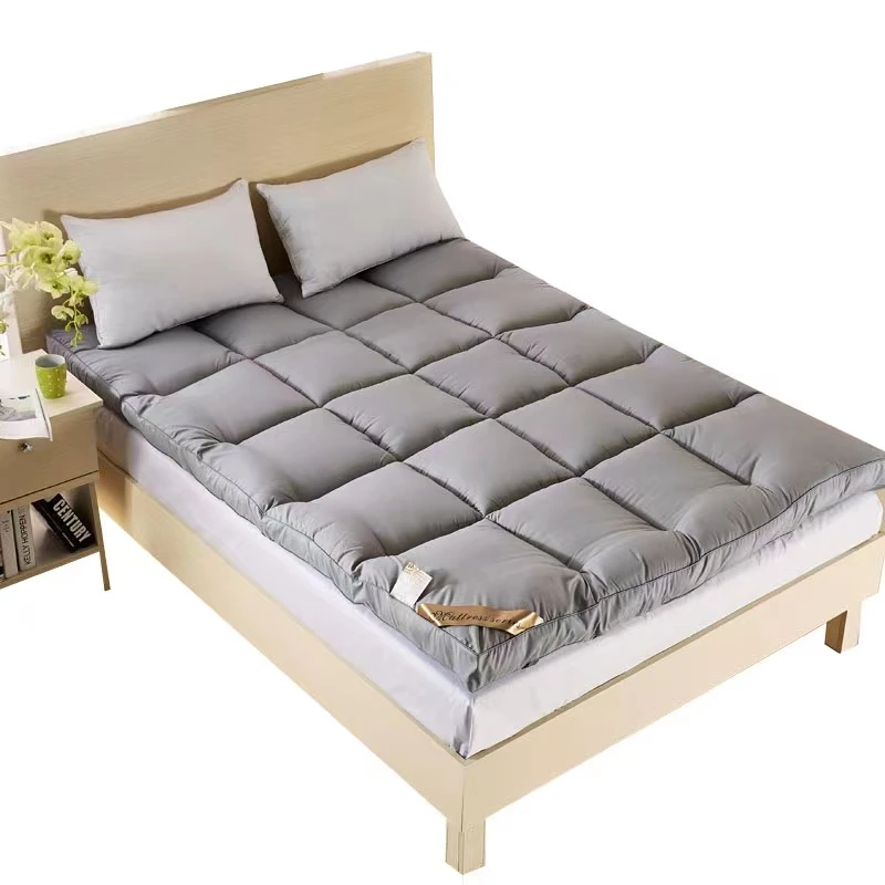 Mattress-Topper-Polyester-Down-Alternative-Soft-Thick-Mattress-Pad-for-Star-Hotel-Bedroom-Custom-Depth-Elastic-Skirt-Factory