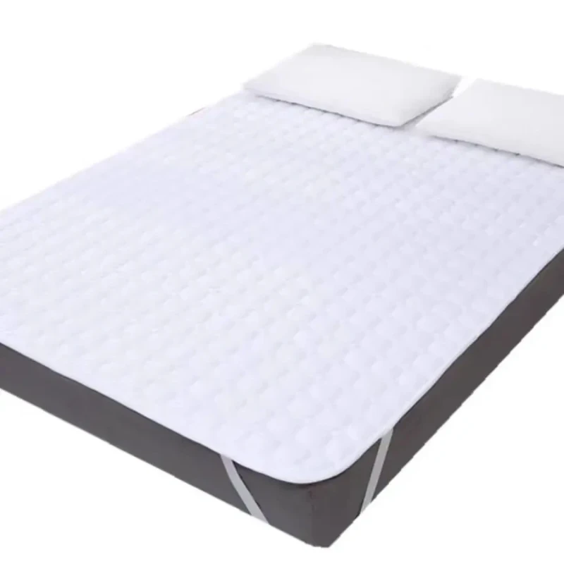 Mattress-White-Mattress-Cover-Fitted-Full-Sizes-Mattress-Protector-with-Elastic-Band-Around-for-5-Star-Hotel