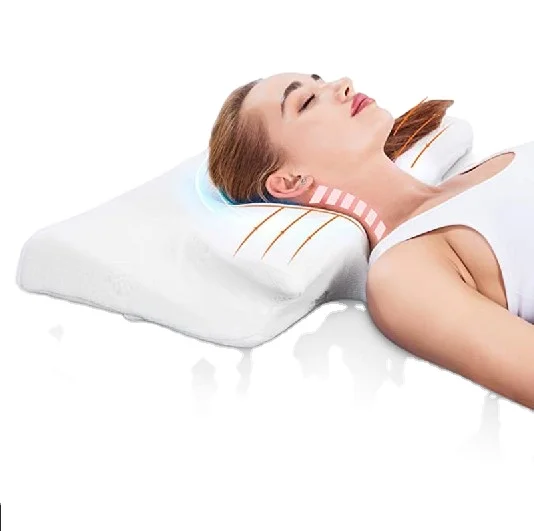 Medical-Ergonomic-Sleeping-Orthopedic-Neck-Support-Memory-Foam-butterfly-Beauty-Pillows-Antiaging-Pillow