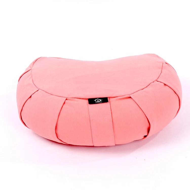 Meditation-Pillow-Yoga-Zafu-Buckwheat-Filler-Cushion-Round-Rest-Yoga-Workout-Pillow
